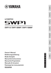 Yamaha SWP1 Serie Manual De Instrucciones