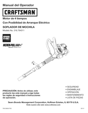 Craftsman 316.794011 Manual Del Operador