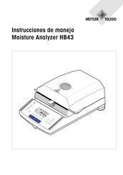Mettler Toledo HB43 Instrucciones De Manejo