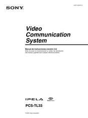 Sony PCS-TL33 Manual De Instrucciones