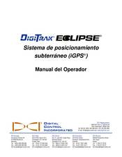 Digital Control DigiTrak Eclipse Manual Del Operador