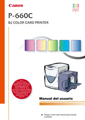 Canon P-660C Manual Del Usuario