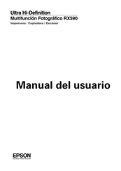 Epson Ultra Hi-Definition RX590 Manual Del Usuario