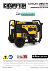 Champion 100538 Manual Del Operador