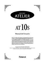 Roland MUSIC ATELIER AT10S Manual Del Usuario