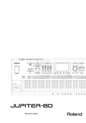 Roland JUPITER-80 Manual De Usuario