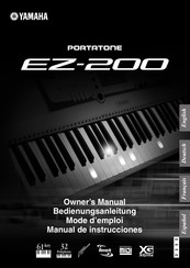 Yamaha PORTATONE EZ-200 Manual De Instrucciones