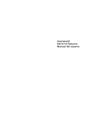 Auerswald SAI-5115 Telecom Manual Del Usuario
