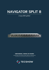 TECshow NAVIGATOR SPLIT 8 Manual De Usuario