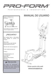 Pro-Form PFIVEL81412.0 Manual De Usuario