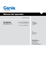 Terex Genie Z-33/18 Manual Del Operador