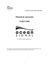 Ocean Signal SART S100 Manual De Usuario