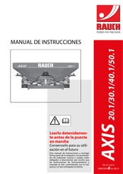 Rauch AXIS 30.1 Manual De Instrucciones