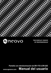 AG Neovo DR-22E Manual Del Usuario