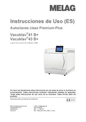 MELAG Vacuklav 43 B+ Instrucciones De Uso