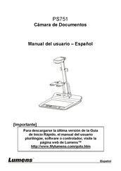 Lumens PS751 Manual Del Usuario