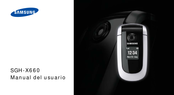 Samsung SGH-X660 Manual Del Usuario