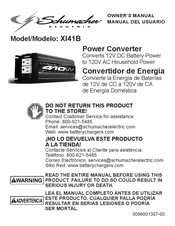 Schumacher XI41B Manual Del Usuario
