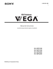 Sony WEGA KV-34FS100 Manual De Instrucciones