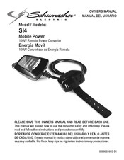 Schumacher Electric SI4 Manual Del Usuario