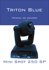 Triton Blue Mini Spot 250 SP Manual De Usuario