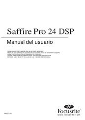 Focusrite Saffire Pro 24 Manual Del Usuario