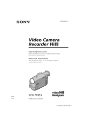 Sony CCD-TR555 Manual De Instrucciones