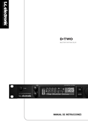 T.C. Electronic D-TWO Manual De Instrucciones