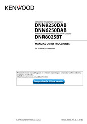 Kenwood DNR8025BT Manual De Instrucciones