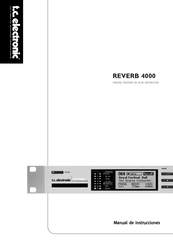 T.C. Electronic REVERB 4000 Manual De Instrucciones