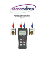 Tecnometrica TDS-100H Manual De Instrucciones De Uso