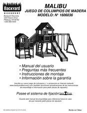 Backyard Discovery MALIBU 1606036 Manual Del Usuario