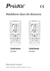 Pro's Kit TESNT8540 Manual De Usuario