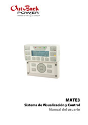Alpha Group Out Back Power MATE3 Manual Del Usuario