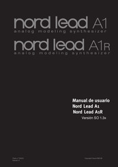 Clavia DMI AB Nord Lead A1R Manual De Usuario
