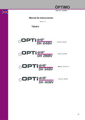 OPTIMO OPTidrill DH 40BV Manual De Instrucciones