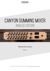 TIERRA Audio BOREAL FET COMPRESSOR Manual De Usuario