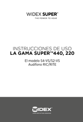 Widex SUPER 440 Serie Instrucciones De Uso