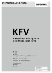 Siegenia KFV Serie Instrucciones De Uso