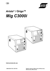 ESAB Aristo Mig C3000i Instrucciones De Uso