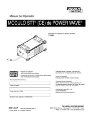 Lincoln Electric STT DE POWER WAVE K2921-1 Manual Del Operador