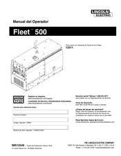 Lincoln Electric Fleet 500 Manual Del Operador