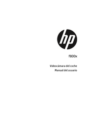 HP f800x Manual Del Usuario