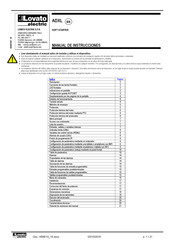 Lovato ADXL 0115 600 Manual De Instrucciones