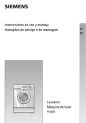 Siemens WDI1440 Instrucciones De Uso Y Montaje