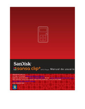 SanDisk Sansa Clip+ Manual De Usuario