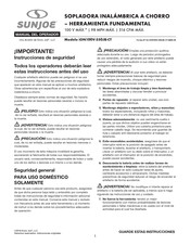 Sun joe iON100V-550JB-CT Manual Del Operador