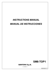 SANTONI SM8-TOP1 Manual De Instrucciones