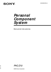 Sony PHC-Z10 Manual De Instrucciones