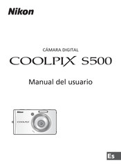 Nikon COOLPIX S500 Manual Del Usuario